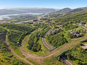 Aerial view of mountains