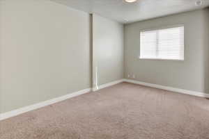 Spare room with carpet flooring