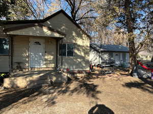 View of bungalow-style home