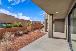 View of patio