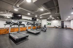 View of exercise room