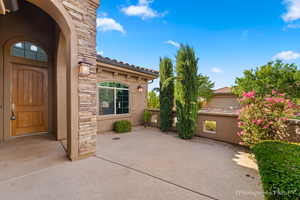 View of patio