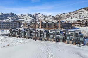 View up to Canyons Village