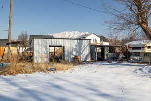 View of snow covered structure