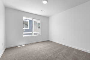 Empty room with carpet