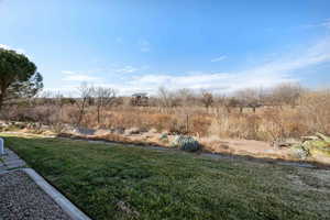 View of yard featuring a rural view