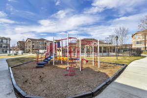 View of jungle gym