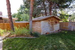 View of outbuilding