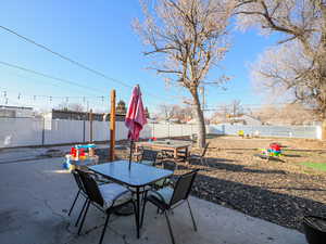 View of patio