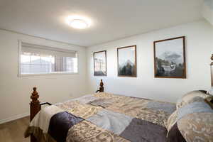 Bedroom featuring hardwood / wood-style floors