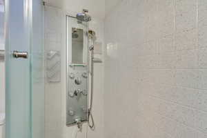 Bathroom with a shower