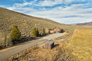 Exterior space featuring a rural view