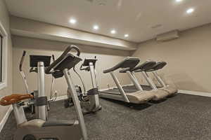 View of exercise room