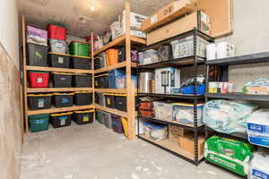 View of storage room