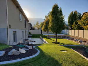 Summer/Spring View of backyard