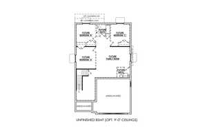 Unfinished Basement Floor Plan