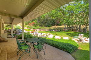 View of patio