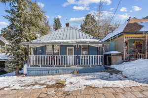 View of front of house with a porch