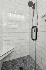 Bathroom with walk in shower