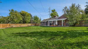 View of yard featuring a patio