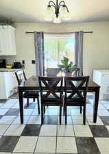 View of dining room