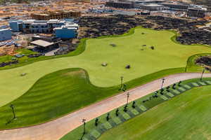 Bird's eye view of Putting Course