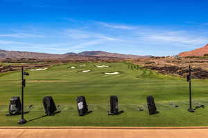 View Driving Range of community featuring a mountain view