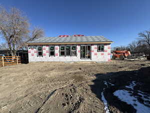 View of back of house