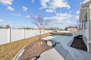 View of yard featuring a playground