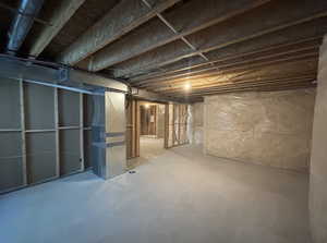 View of basement