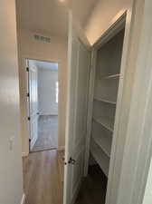 View of closet