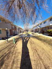 Exterior space featuring a yard