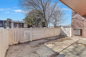 View of patio