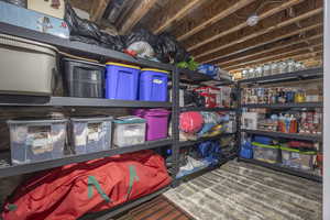 View of storage room