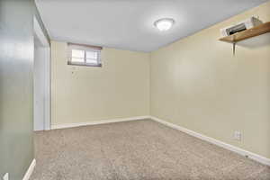 Basement bedroom