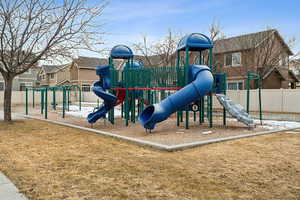 Foxboro HOA playground - View of jungle gym featuring a yard