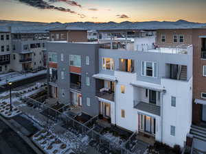 This east facing townhome is placed perfectly for sunrise and sunsets from the gorgeous rooftop deck.