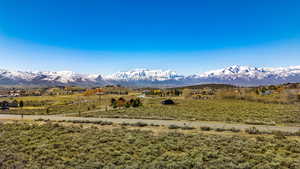 View of mountain feature featuring a rural view