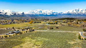 Mountain view featuring a rural view