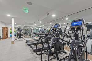 View of exercise room