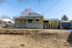 View of back of property