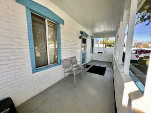 View of patio / terrace featuring a porch