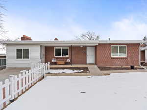 Upstairs unit with fully fenced yard