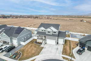 Drone / aerial view featuring a rural view