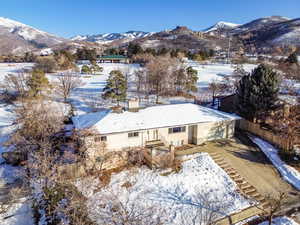 Breathtaking views of the golf course and mountains from your backyard.