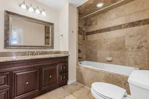 Gorgeous full bathroom for the spare bedrooms to share (the guests have their own half bathroom off the garage.