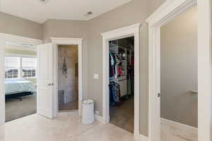 Master Bathroom featuring walk in shower