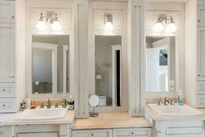 Master Bathroom with vanity