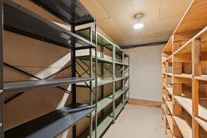 View of storage