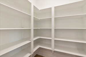 spacious pantry